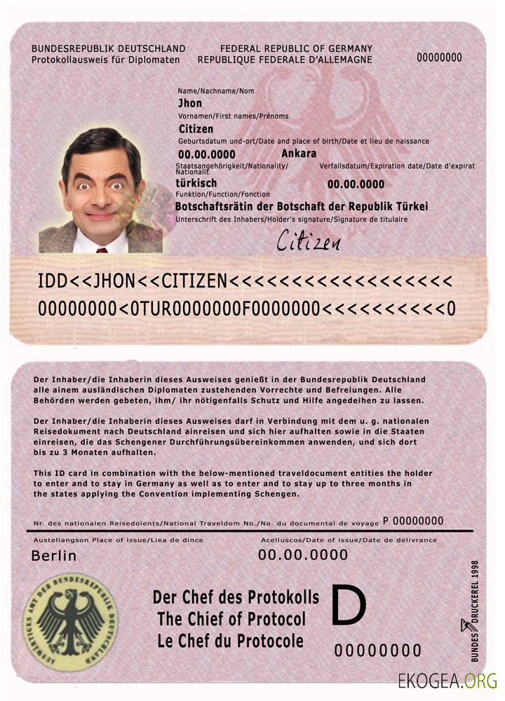 Protocole allemand pour les diplomates